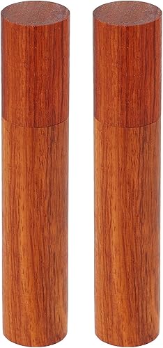 HEALLILY 2 piezas de tubos de incienso de madera, tubos de almacenamiento de incienso, cajas de contenedor, soporte para recipiente de incienso con