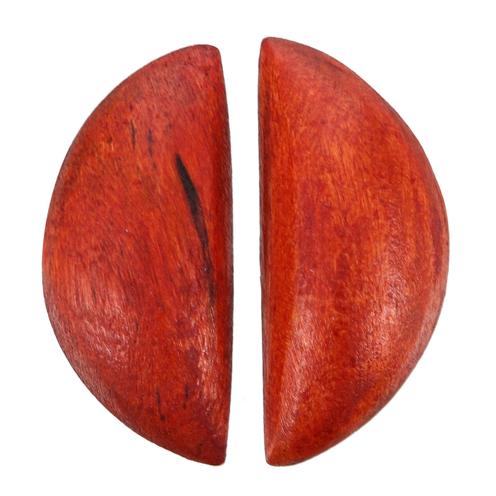 VOSAREA Chic Wood Divination Cups 2pcs Holy Grail Utensils for Spiritual Rituals Decor