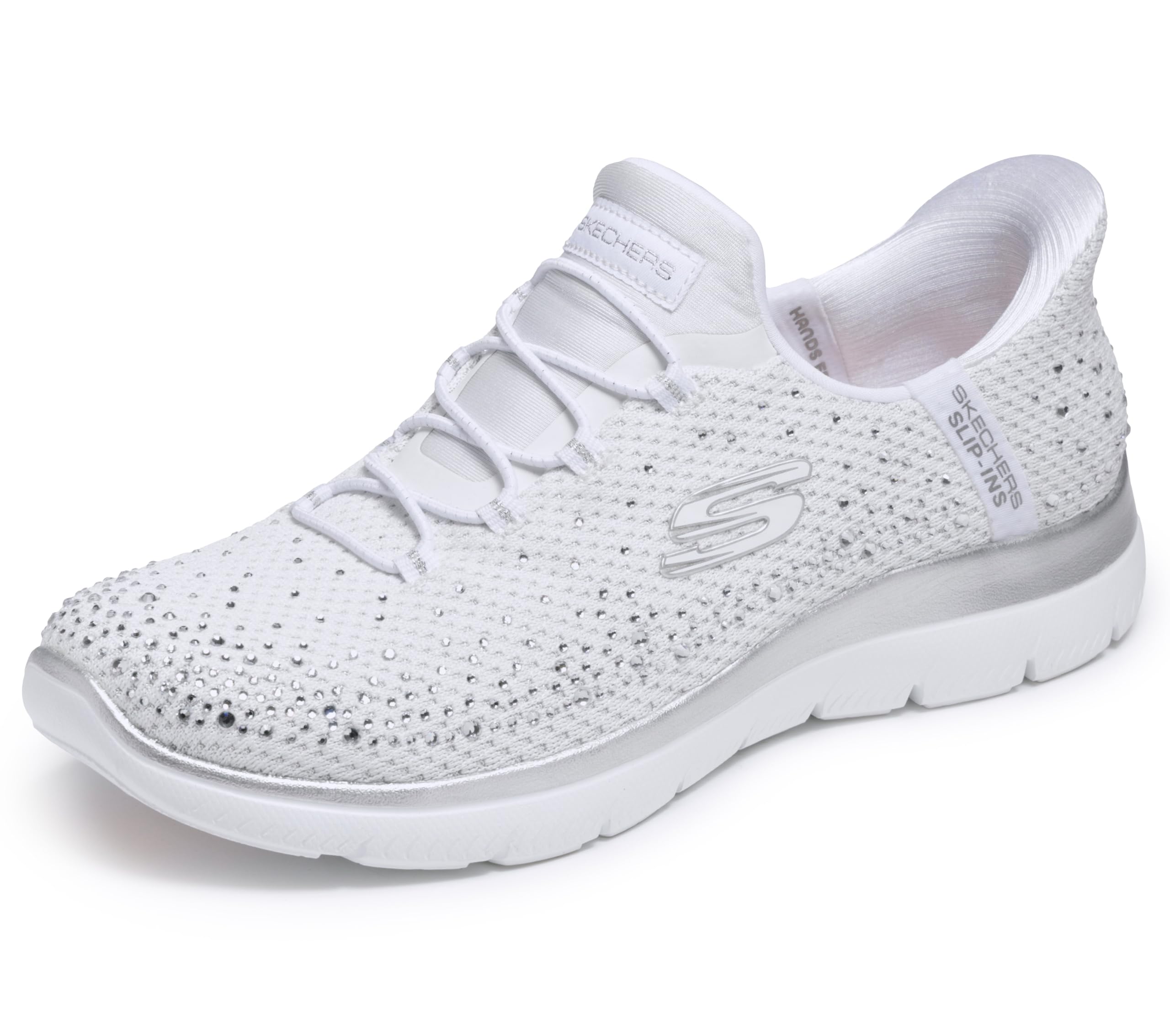 Skechers Sport Women's Summits-Brilliant Shine Hands Free Slip-In-Sneaker