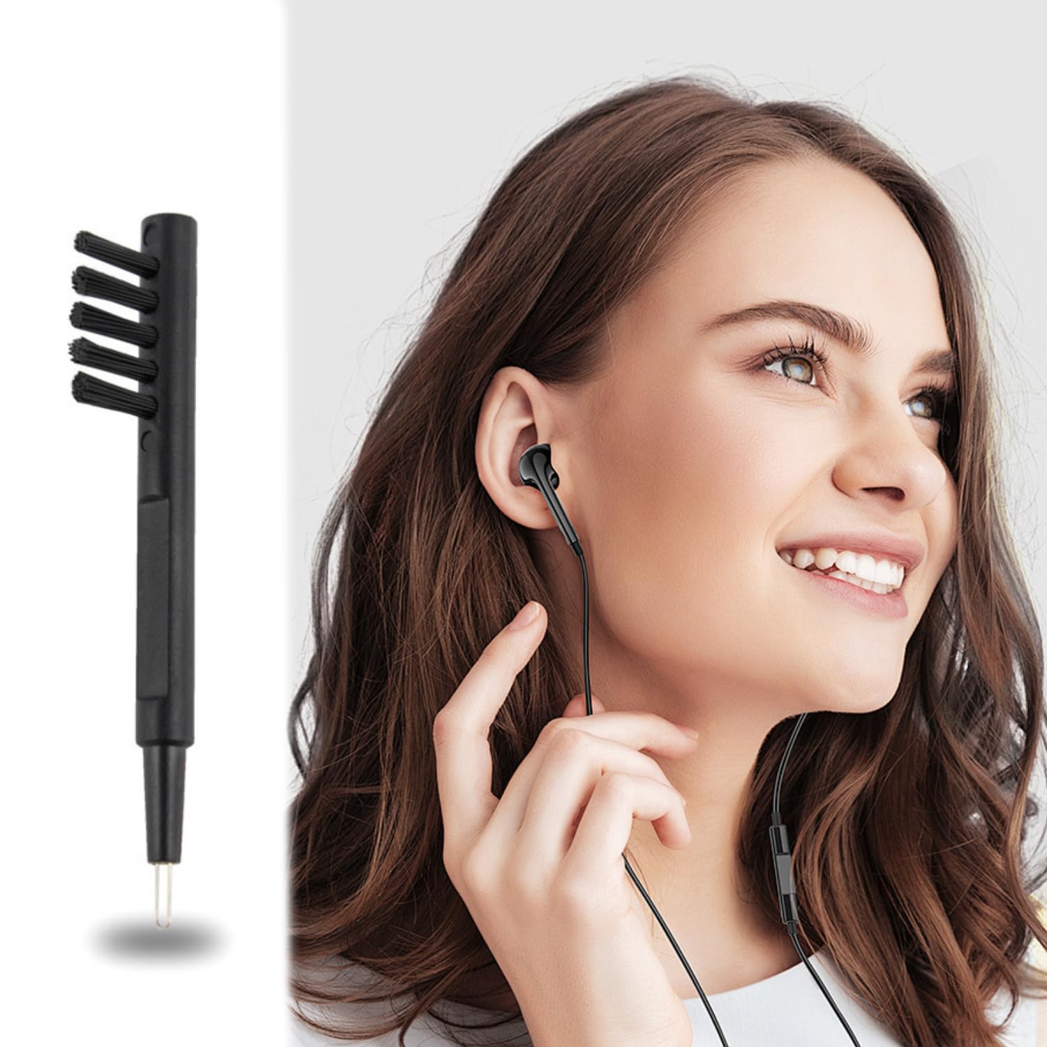 Lezevn 3Pcs Hearing Aid Cleaning Brush Tool Professional Hearing Amplifier Cleaning Brush Earpiece Earmold Vent Cleaner for Sound Tubes - Image 4