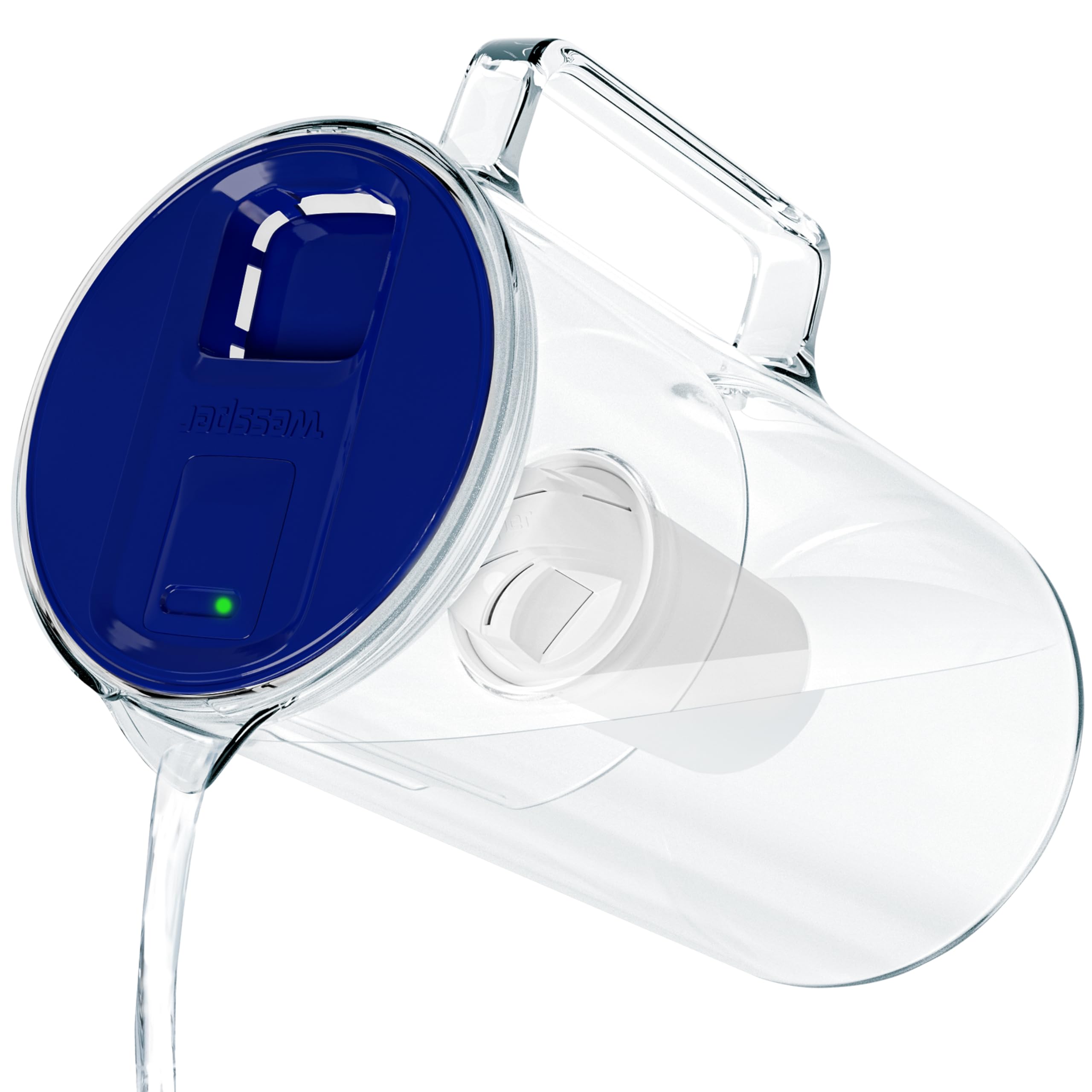 Caraffa Filtrante Wessper 3,3 Litri | Con Contatore LED | Filtro Carboni Attivi | Riduce Calcare E Cloro - Foto 4