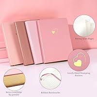 Vista 22 de CAGIE Lined Journal Notebook for Women and Girls 256 Pages Cute Diary with Heart-Shaped Leather Journals for Writing A5 Soft Cover Notebooks for