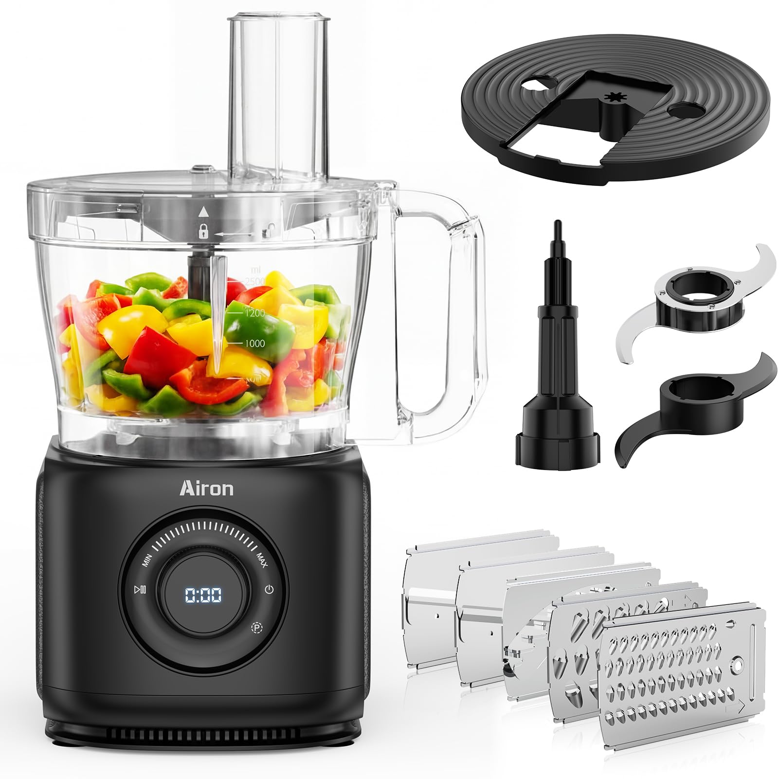 Airon FP416D 7-in-1 Professional Food Processor