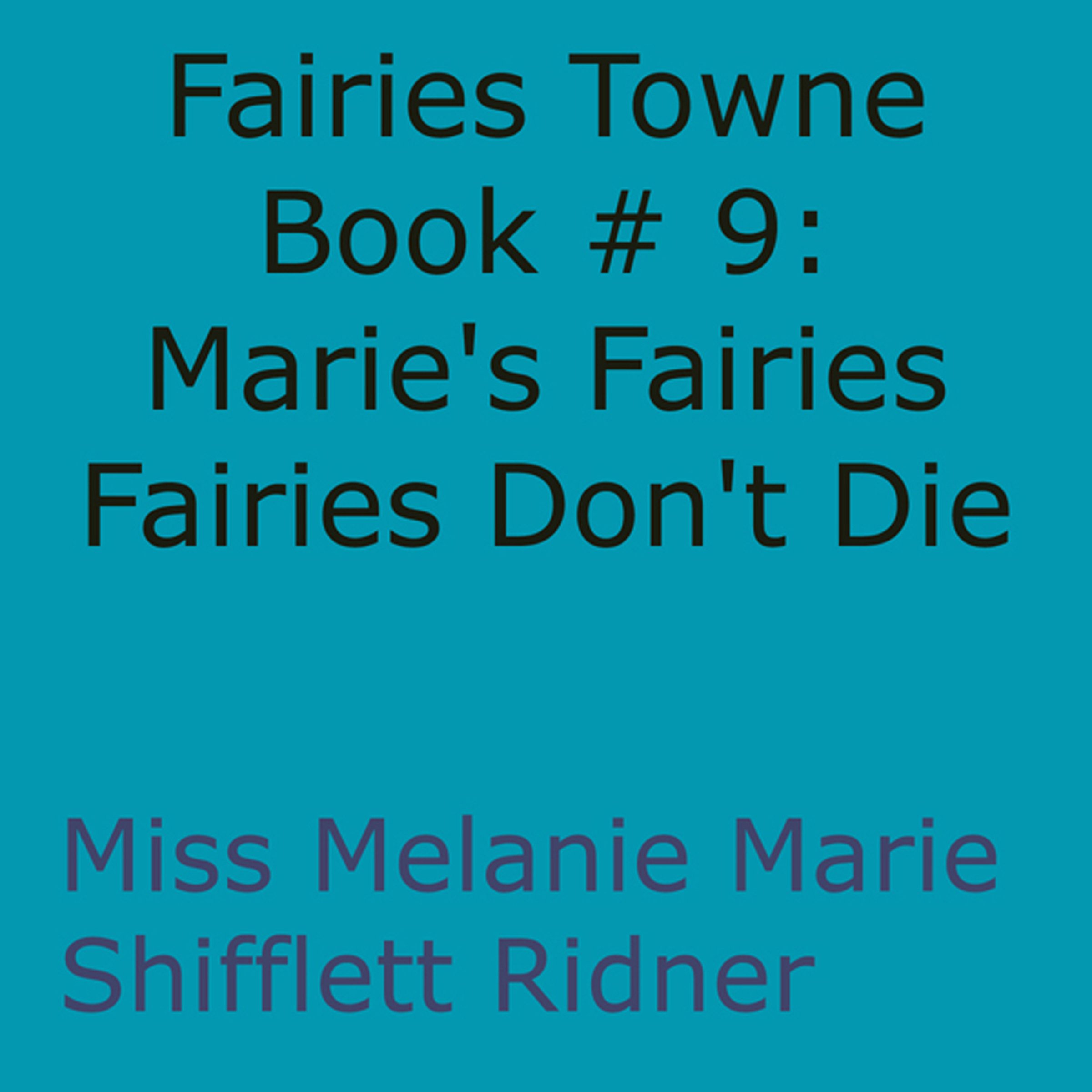Cover art for Fairies Don't Die