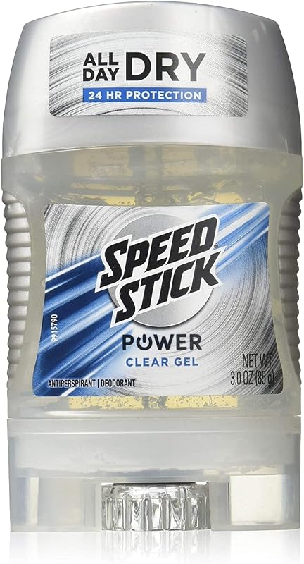 Desodorante antitranspirante em gel Speed Stick Power Clear, fragrância Fresh Clean, 85 g, pacote com 8