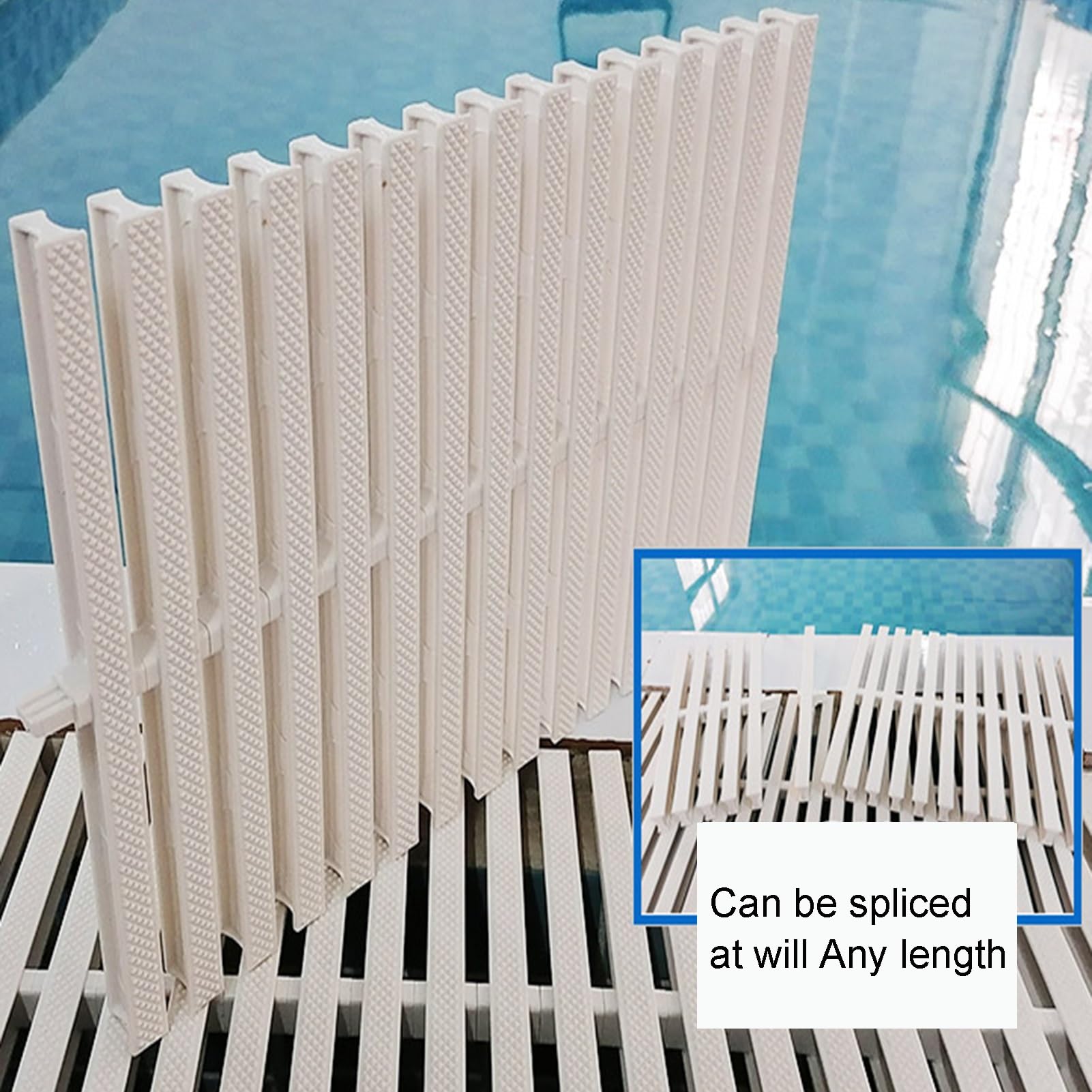 Griglie per Piscine, Copertura per griglia di Troppo Pieno per Il drenaggio della Piscina - Griglia di Scarico Bianca per Piscina, Diverse larghezze Disponibili, Confezione da 6 (7,1 Pollici