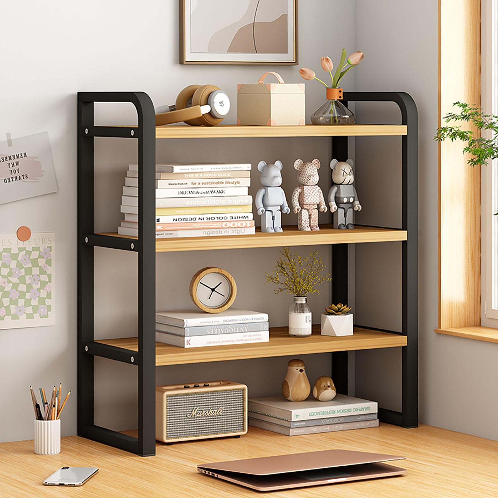 Amazon | 卓上ラック 机上ラック 卓上棚 デスクラック 幅 30cm 40cm