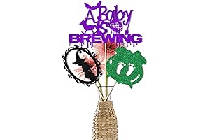 12 Pcs Unisex Halloween Baby Shower Decorations
