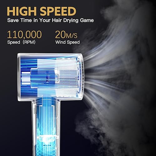 Miniatura 5 de Cepillo secador de pelo, 5 en 1, un solo paso, juego de cepillos de aire caliente profesionales para secado rápido, secado de rizos, alisado de