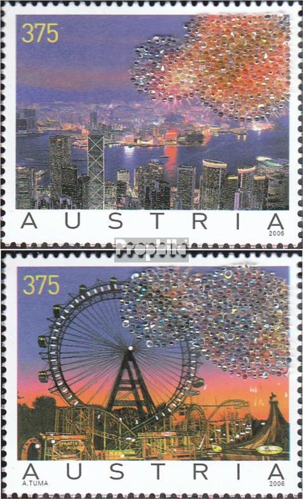Austria 2609-2610 (complete.issue.) 2006 Feuerwerk (Stamps for collectors)