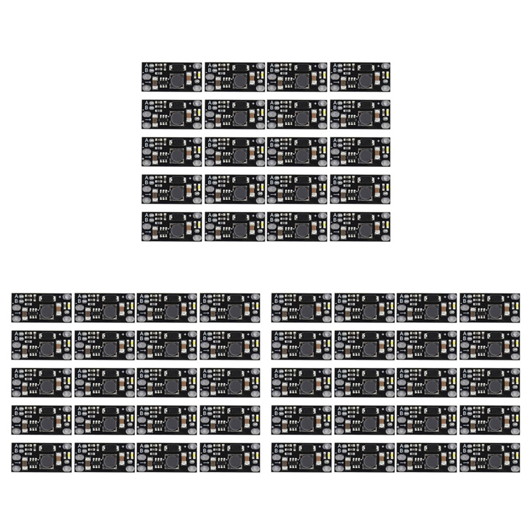 Hfgdnchva 60Pcs Mini Dc-Dc Boost Step Up Converter 3.7V To 12V Voltage Regulator Lithium Battery Boost Module 5V/8V/9V/12V Output