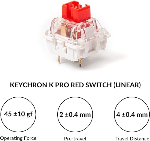 Miniatura 8 de Keychron V3 - Perilla de teclado mecánico con cable, versión TKL QMKVIA macro programable con interruptor rojo Keychron K Pro intercambiable en