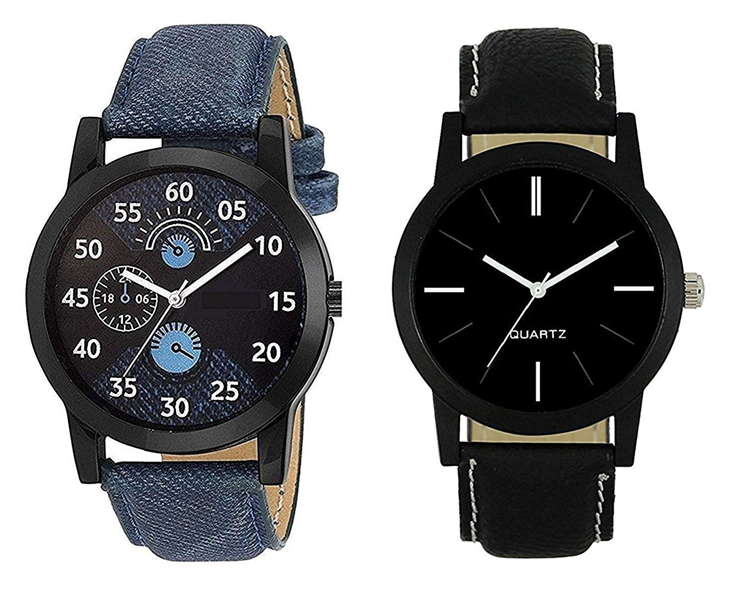 Jay Enterprise Pack of 2 Multicolour Dial Analog Watch for Men and Boys (B07PZWDJ3H) Amazon Price History, Amazon Price Tracker