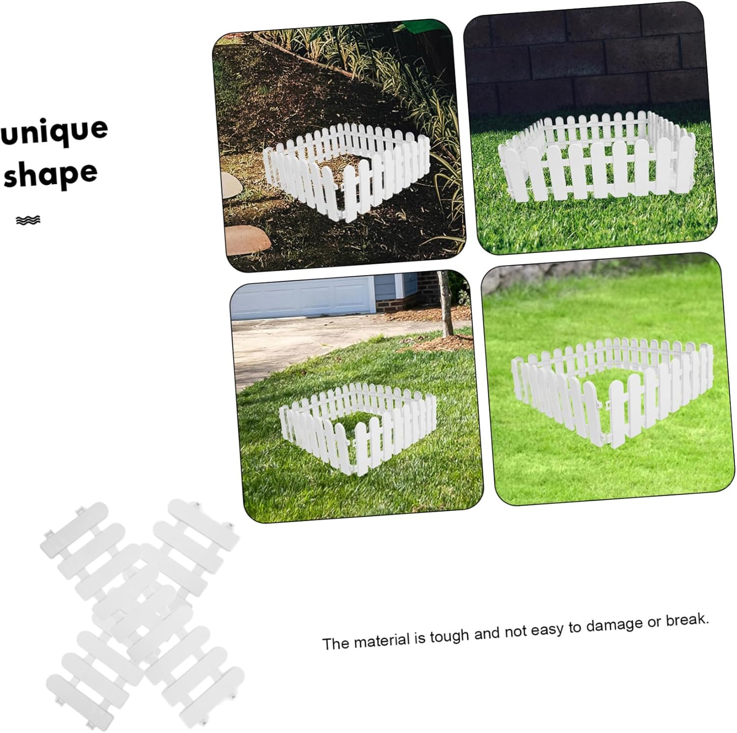 VICASKY 4pcs Outdoor Turtle Playpens Plastic Fences Durable Safe Enclosures Shape for Pet Tortoise Breeding and Sunbathing Protection