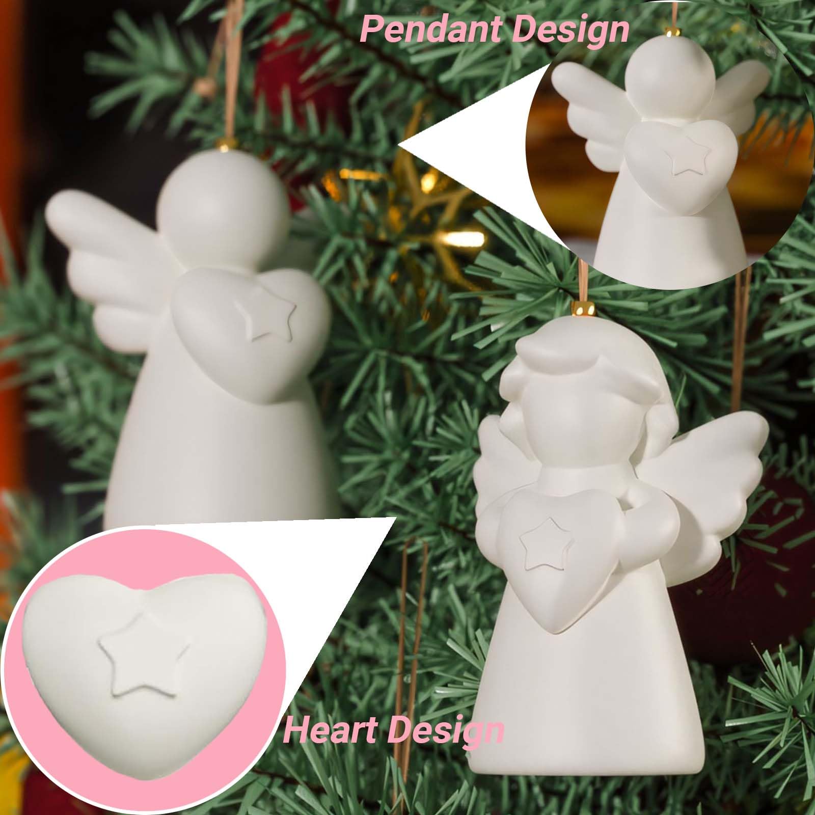 Silikonformen Weihnachten Engel 3D – Gießformen Für Kerzen, Gips, Harz & Teelichthalter