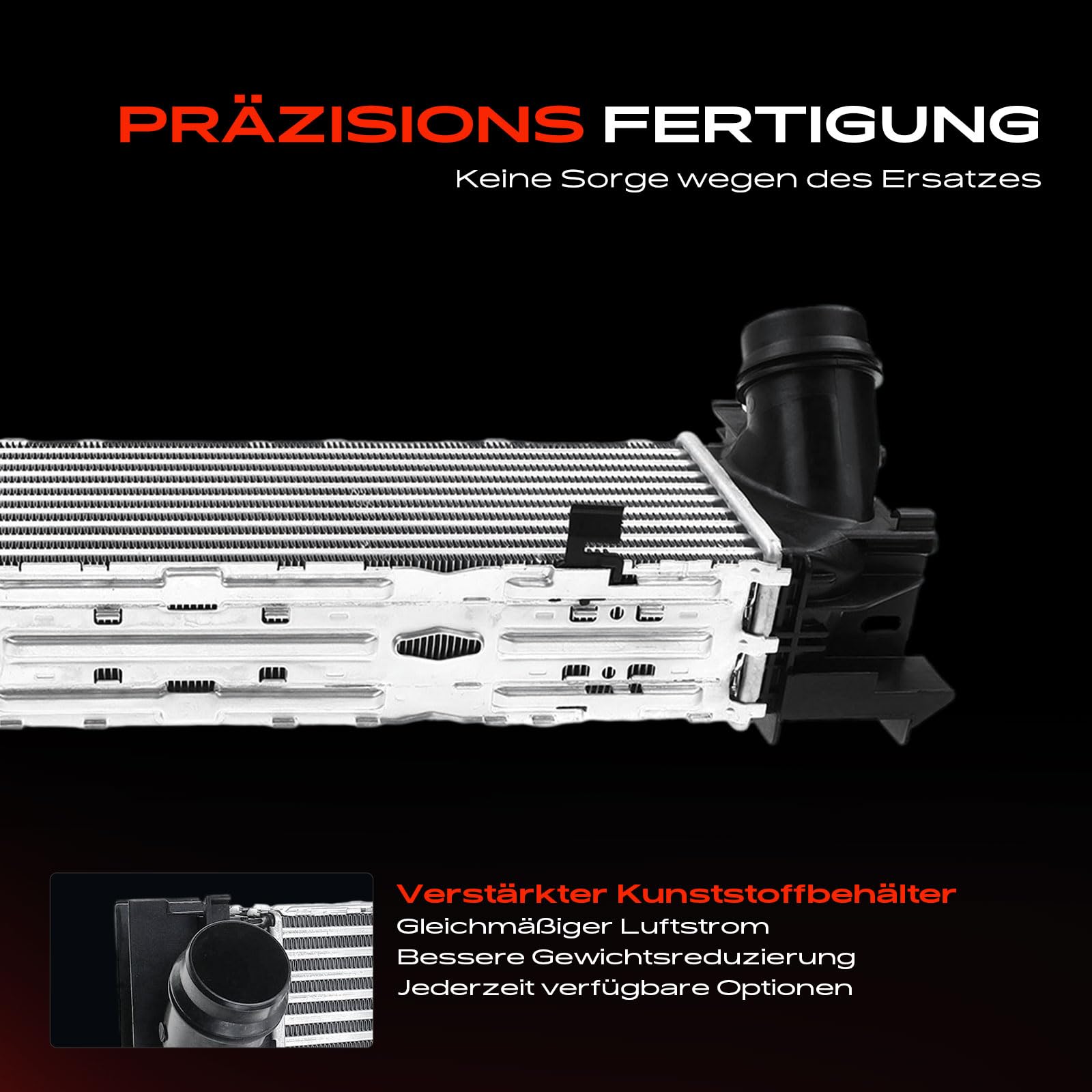 Frankberg 1 x turbo chłodnica powietrza do ładowania, kompatybilna z 1 serii F20, F21, 2010, dziś, serii 3, F30, F31, F80, 2011-2019, 4, F32, F33, F36, F82, F83, 2013, dzisiaj Replace# 17517606060606000000006000000176000 0530