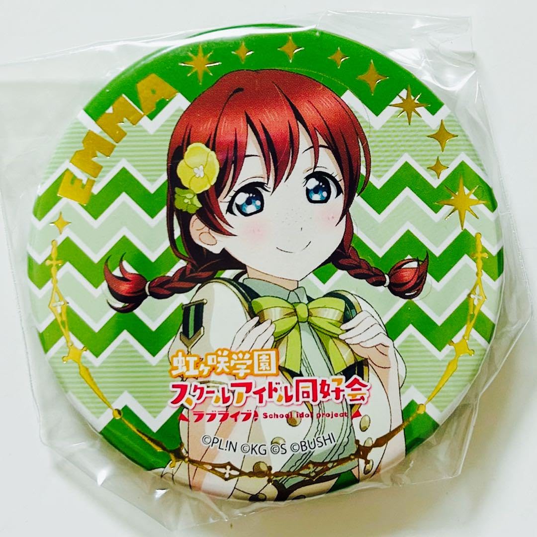ラブライブ 虹ヶ咲 缶バッジ エマ・ヴェルデ ラブライブ！虹ヶ咲学園スクールアイドル同好会
