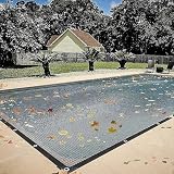 Telone di copertura per piscine interrate e fuori terra, dimensioni 2 x 2 m, protegge da foglie e foglie