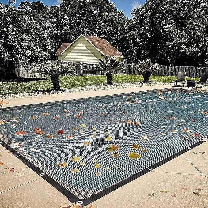 Filet à feuilles pour piscine rectangulaire fini les skimmers bouchés