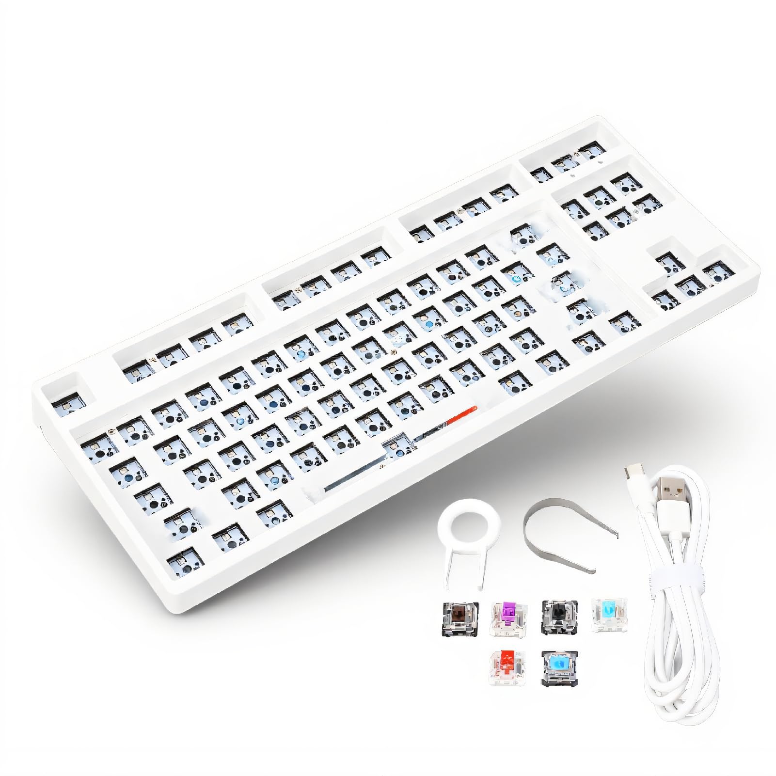 Amazon | Sanpyl DIY メカニカルキーボードキット 87キー RGB TKL