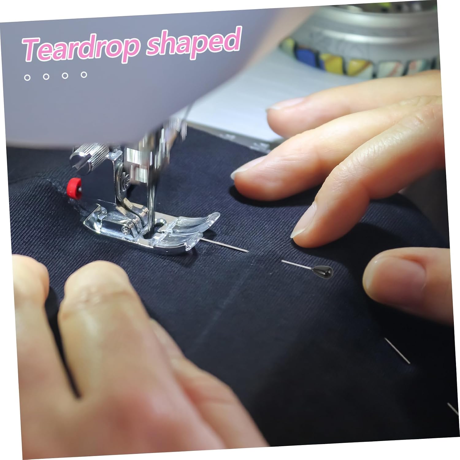 Gadpiparty 100pcs Decorative Teardrop Pearl Head Pins for Sewing Quilting DIY Craft Projects for Fabric Protection for Dressmaking Corsages