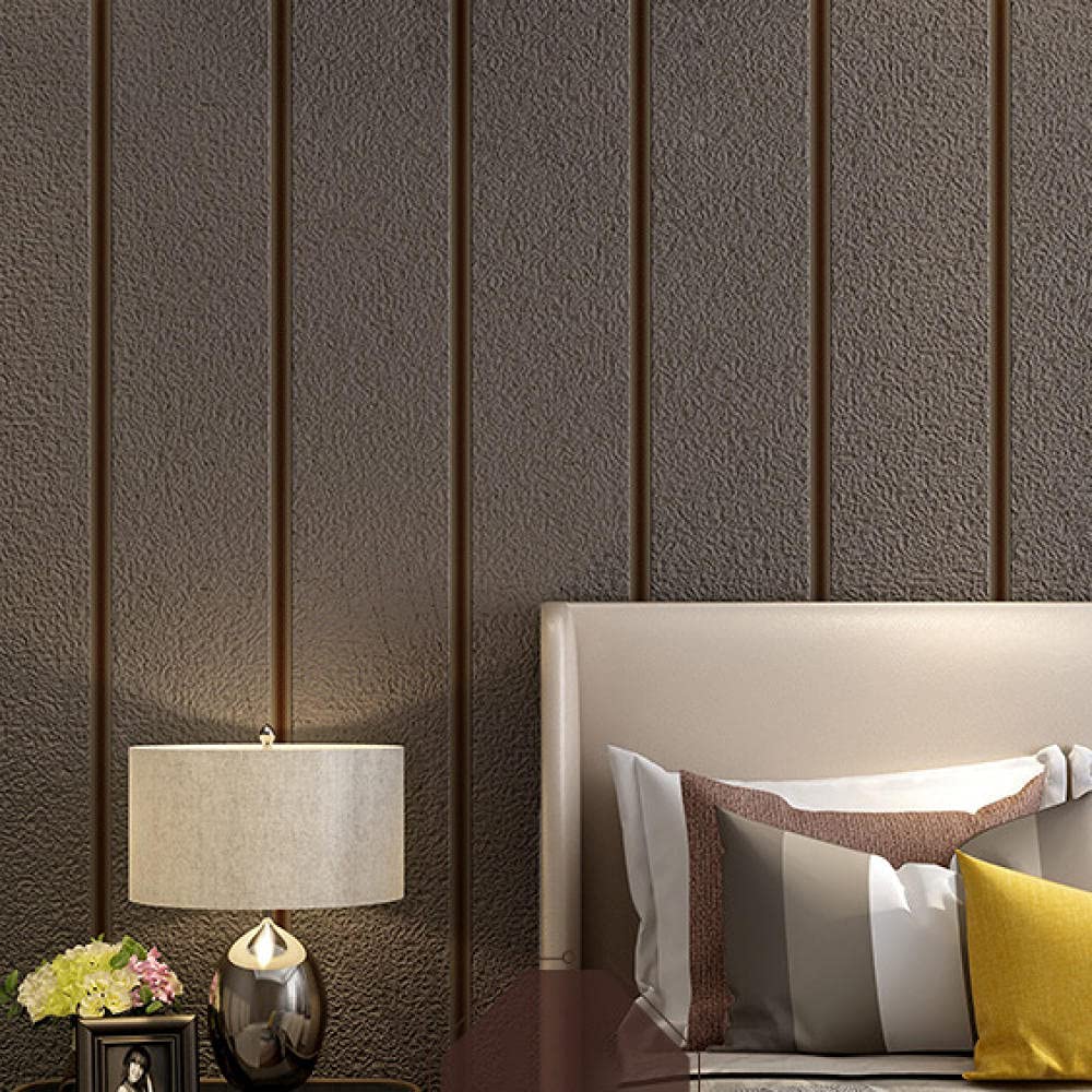 Papier peint velours 3D de luxe intissé épais pour salon chic