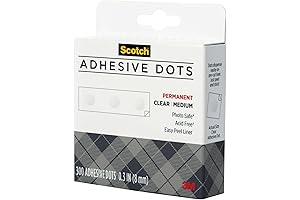 Adhesive Dots for Balloons: 300 Medium-Sized, Easy-to-Use Dots