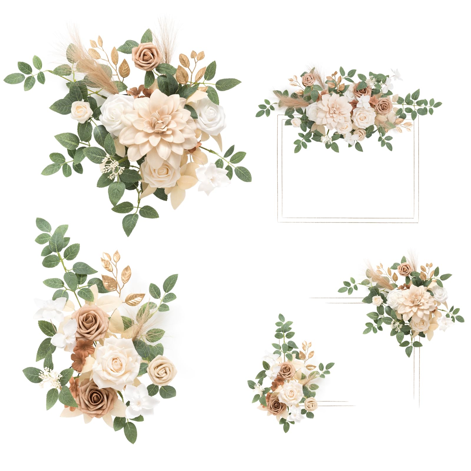 Photo 1 of ** MISSING ONE OF THE BUNDLES ** Ling's moment Welcome Sign Flowers, Wedding Floral Swag, White and Beige