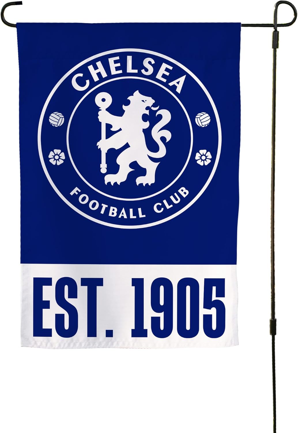 Desert Cactus Chelsea FC Garden Flag – 19 x 12 Inch Football London Blue Lions Banner, for Outdoor Display and Events (Garden Flag C)