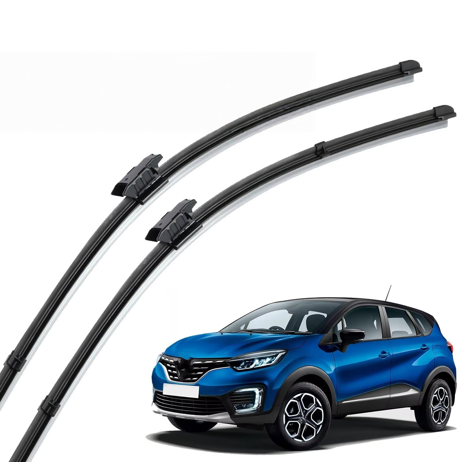 PAPEP Windscreen Wiper Blades for Renault Captur Kaptur 2016-2019 26"+16", Front Replacement Wipers OEM Quality Water Repellent Rubber Automotive Windshield