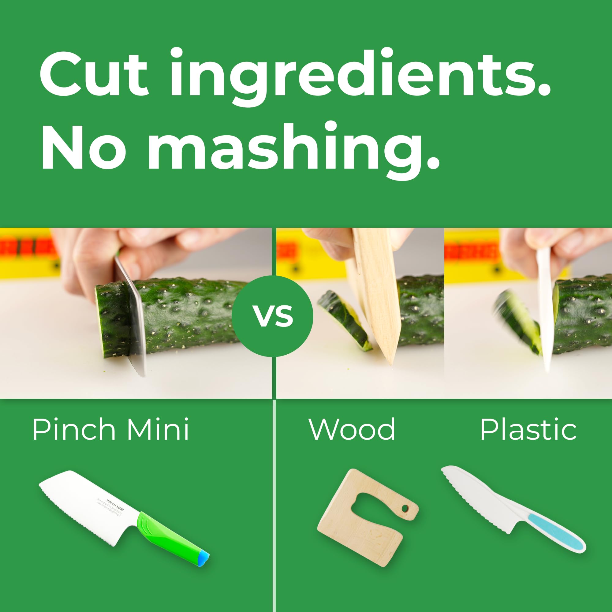Pinch Mini Toddler Chef Knife - Safety Knife for Real Cooking, Age 3+ — Amazon image 5