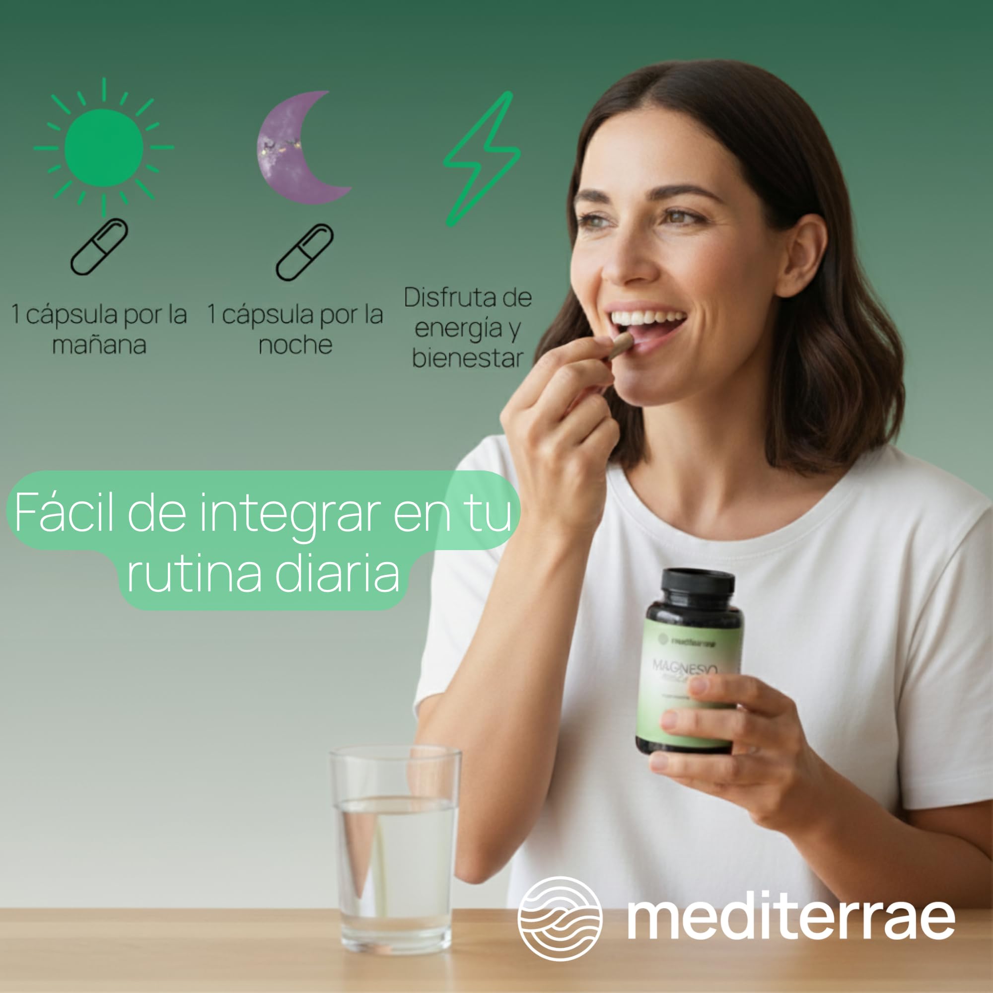 Pack Bienestar Diario | Magnesio Bisglicinato + Vitamina D3 K2 | Músculos, Huesos y Vitalidad | Mediterrae