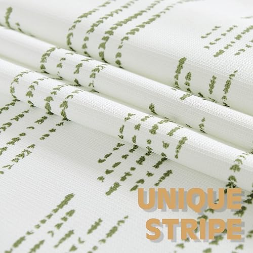 Miniatura 2 de jinchan Linda y divertida cortina de ducha para niños, tela a rayas grises y blancas, cortinas de ducha náuticas para baño, moderna, impermeable,