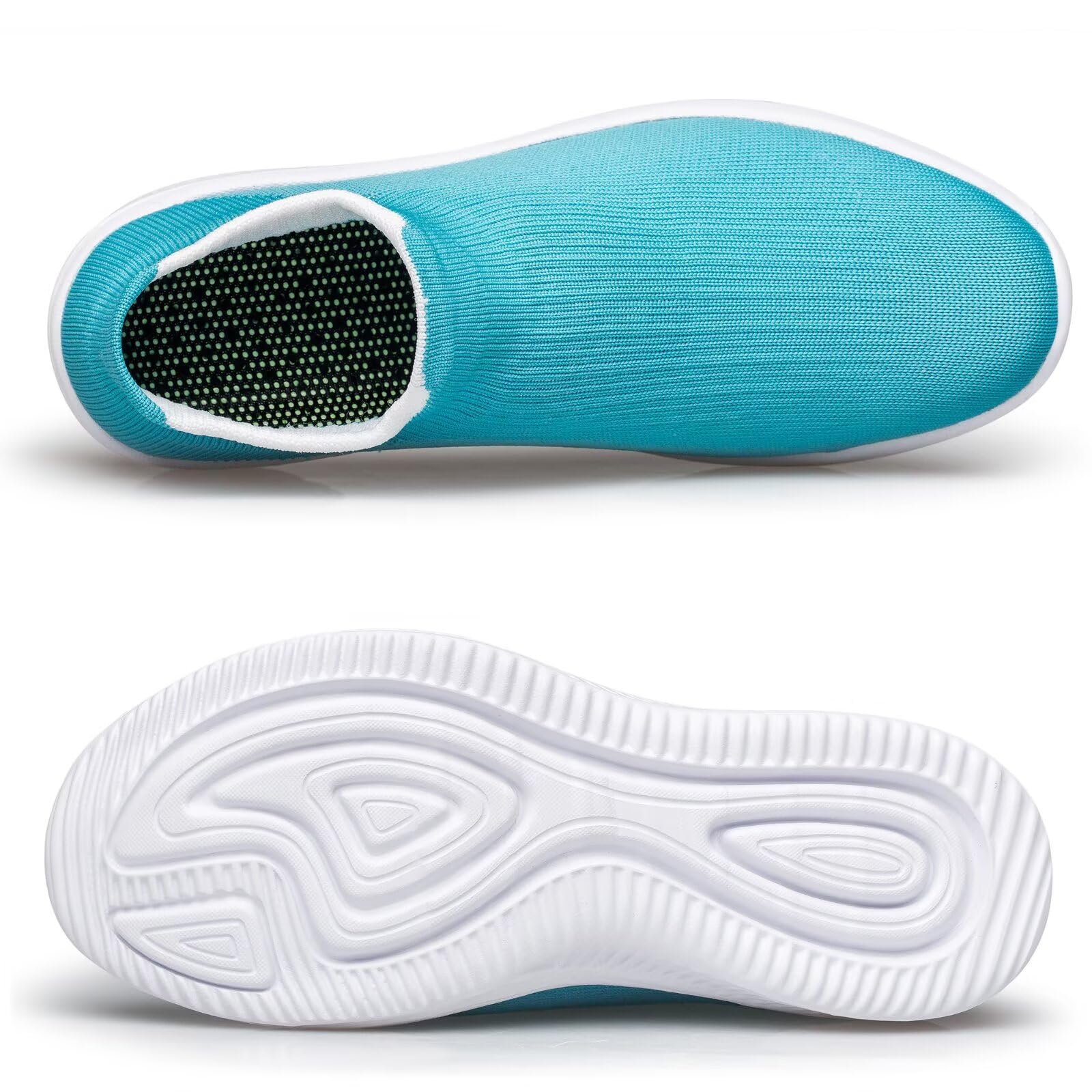vibdiv Zapatos Planos para Caminar Mujer Zapatillas Casual Zapatillas Diarios sin Cordones Ligeros Cómodos