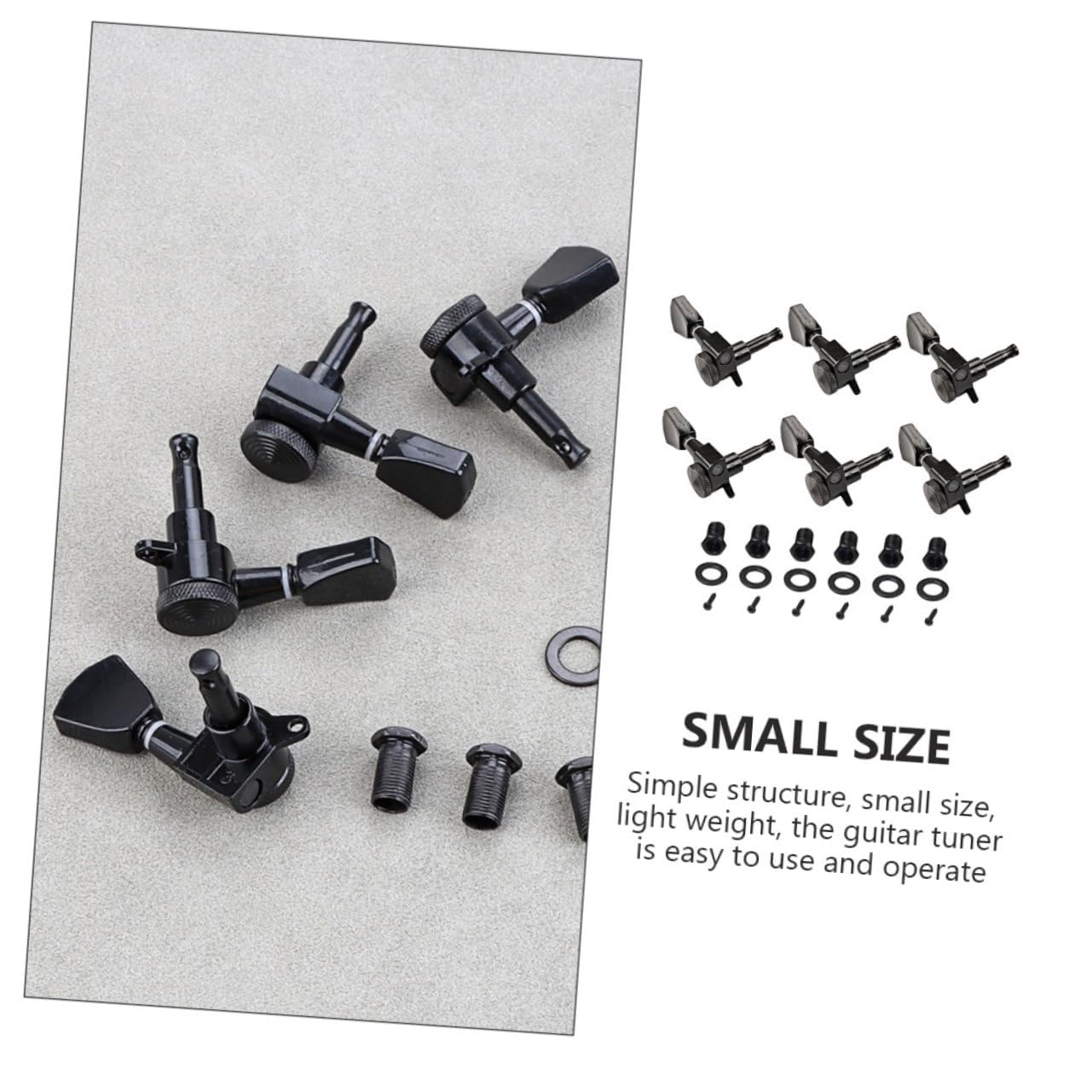 UPKOCH Metall-gitarrenwirbel Gitarren-stimmwirbel Kleiner Gitarrenwirbel Gitarren-stimmwerkzeuge Instrumenten-gitarrenwirbel Folk-gitarrenwirbel Tuning Pegs Gitarre Pegs Akustikgitarren