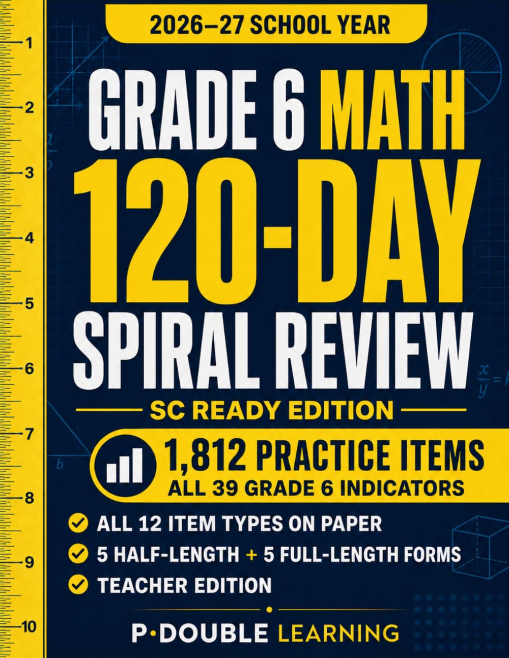 Grade 6 Math 120-Day Spiral Review: SC READY Edition — Teacher Edition — 2026–27 School Year