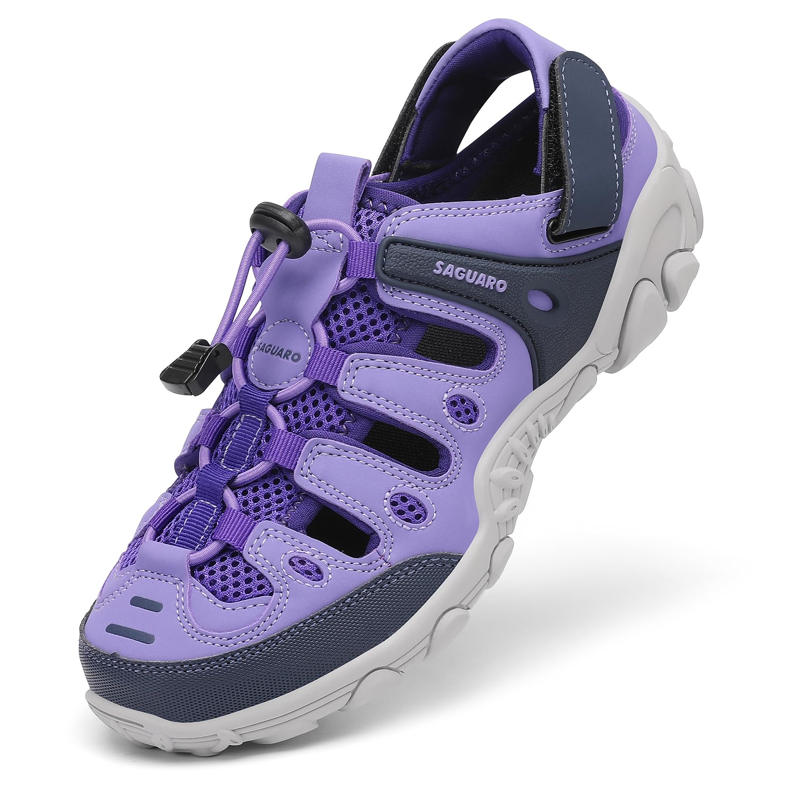 SAGUARO Damen Sandalen Rutschfest Atmungsaktiv Outdoor Sport Trekking & Wandersandalen, 36-42 EU