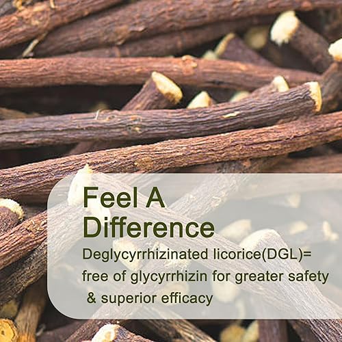 Miniatura 5 de Gomitas DGL  Extracto de raíz de regaliz, 400 mg DGL  Apoya la salud digestiva  Veganas y sin gluten  Delicioso sabor a bayas, 60 gomitas (1)