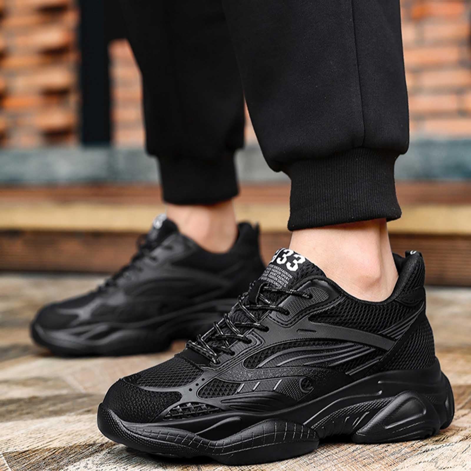 Zapatillas Trail Hombre Zapatillas para Correr Deportivas Calzado Negras Rojas Gym Hombres Deportivos Trekking Running De Training Sneakers Comodas 49 Cross Fitness Entrenamiento Gimnasio Caminar