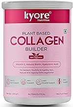Nutrition Plant Based Collagen Supplement Powder with Sea Buckthrone Extract 200gm | Glowing Skin | Pure Hydrolysed Collagen Powder for Women and Men - Pack of 1