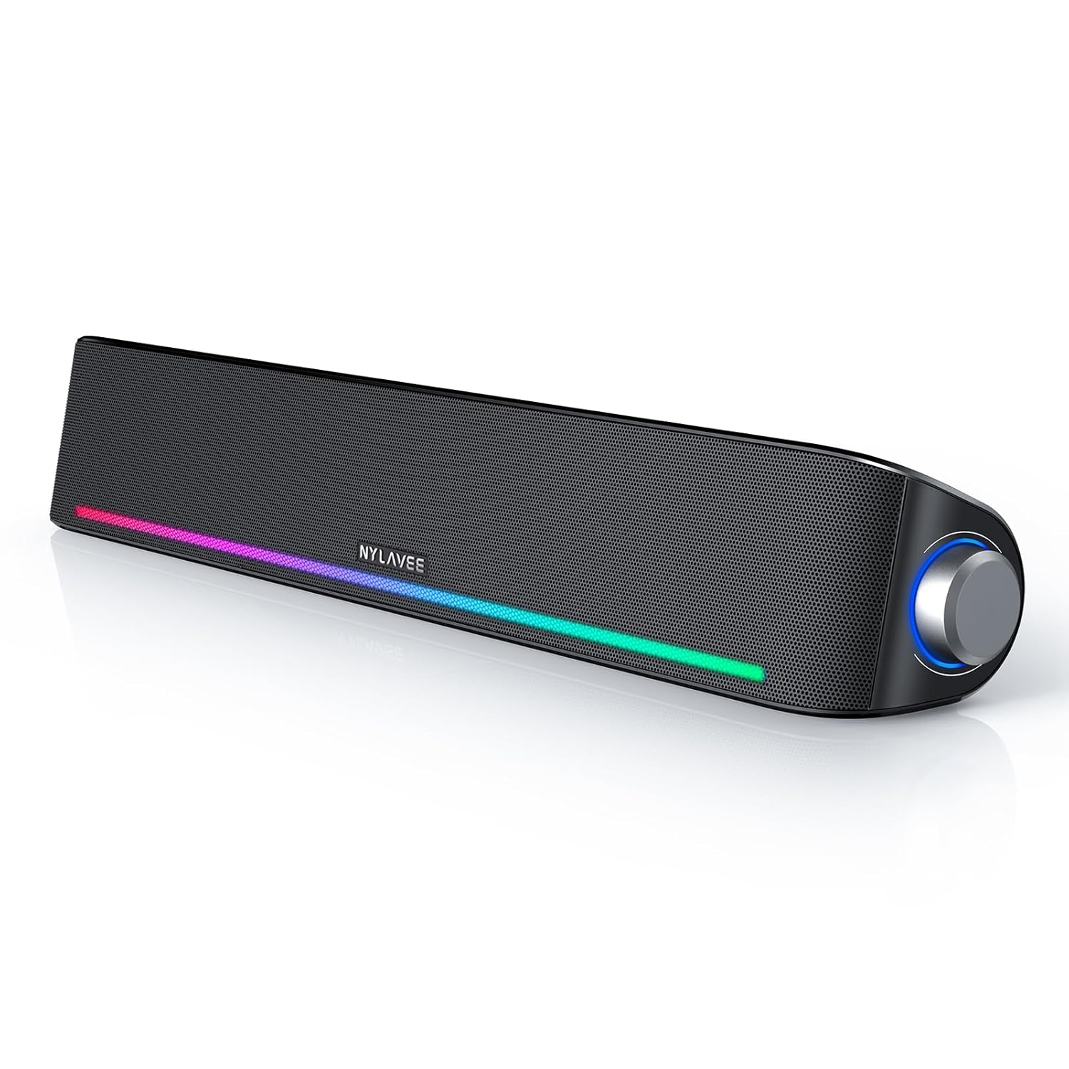 Computer Speakers Hi-Fi Sound Quality Computer Sound Bar Bluetooth 5 0 3 5mm Wired PC Speakers with 4