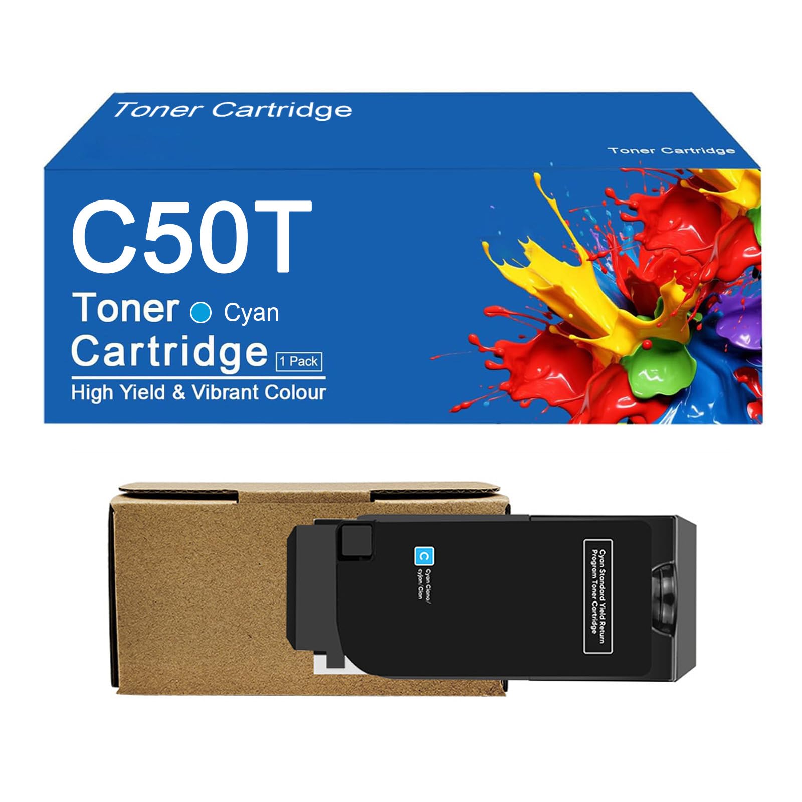Cartouche toner cyan C50T MX-C50T pour imprimante Sharp MX-C407F