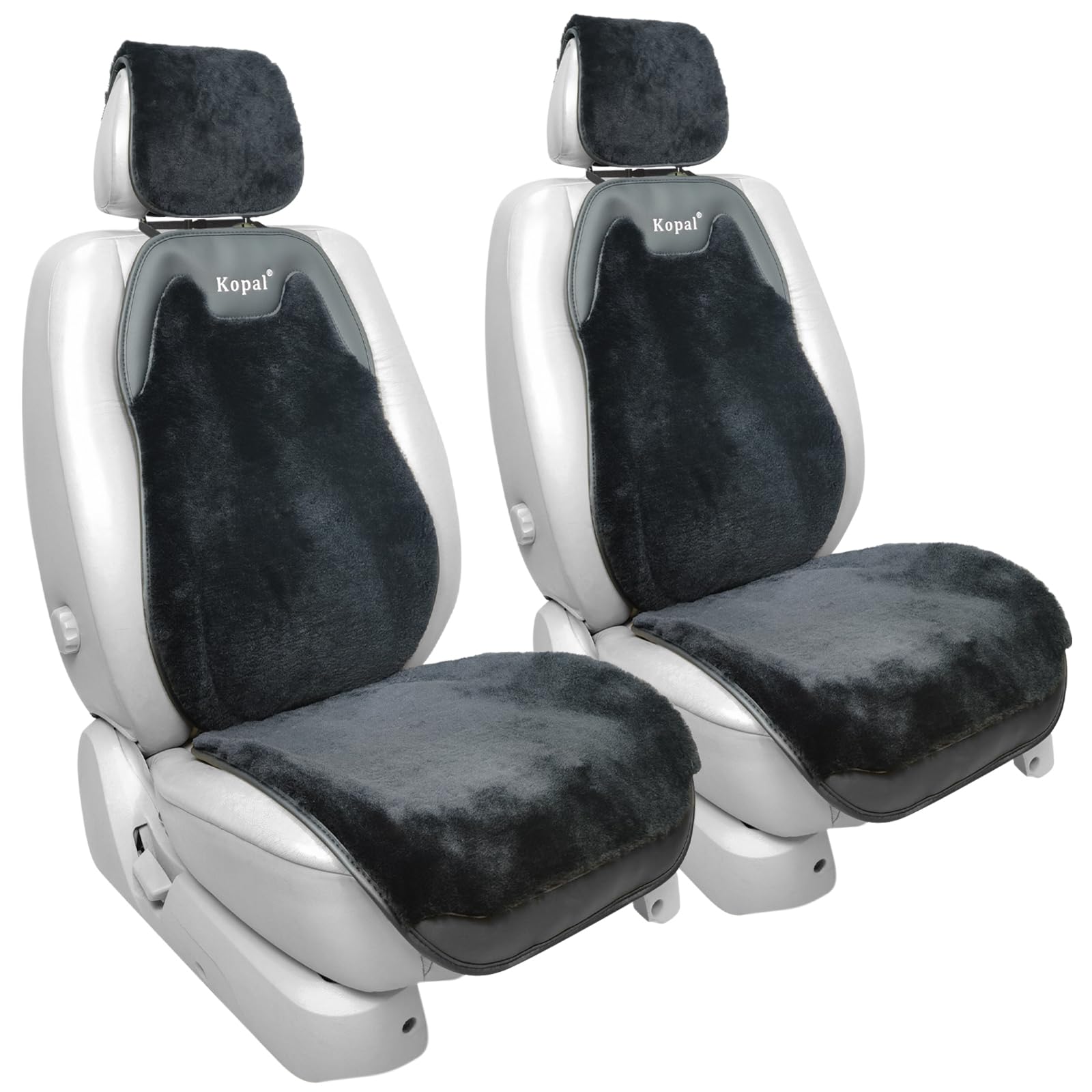 Kopal Sheepskin Car Seat Covers, 2 Pack