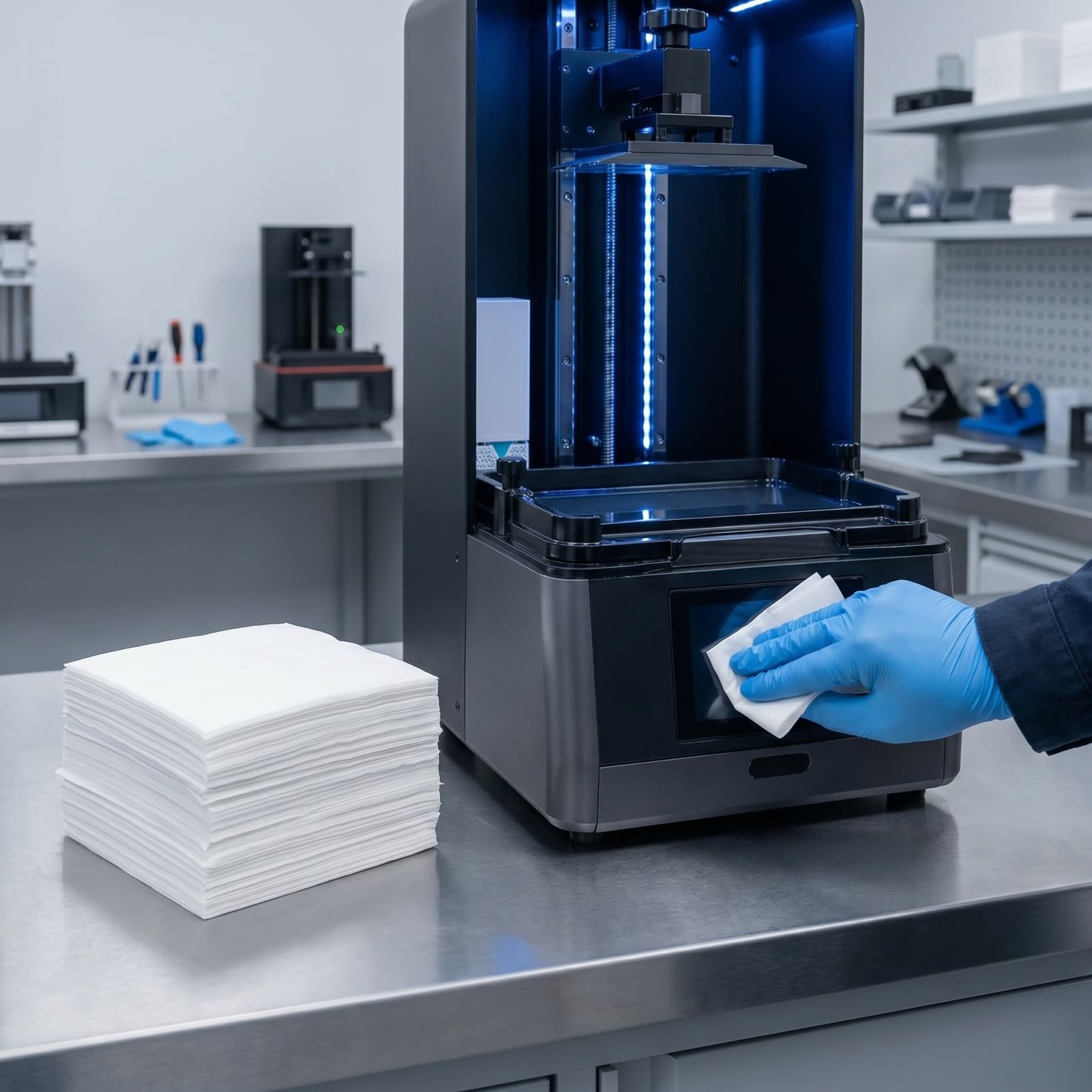 ULTECHNOVO Salviette Asciutte Senza Polvere 300 Pezzi Carta Ultra Morbida Antistatica Senza Pelucchi Per Pulizia Schermi Smartphone Pc Lenti Fotocamere Microscopi E Strumenti Elettronici