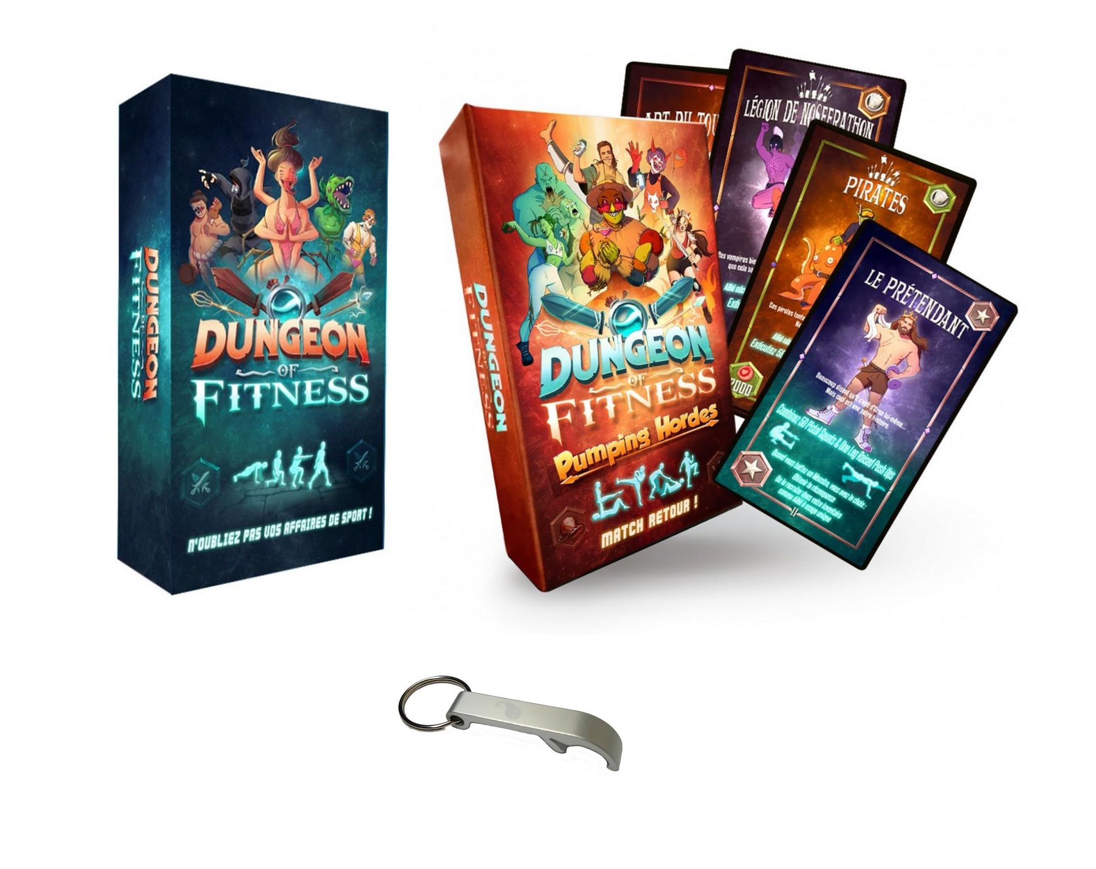 Dungeon of Fitness + Pumping Hordes French Version + 1 Blumie Decap (Base + Pumping)