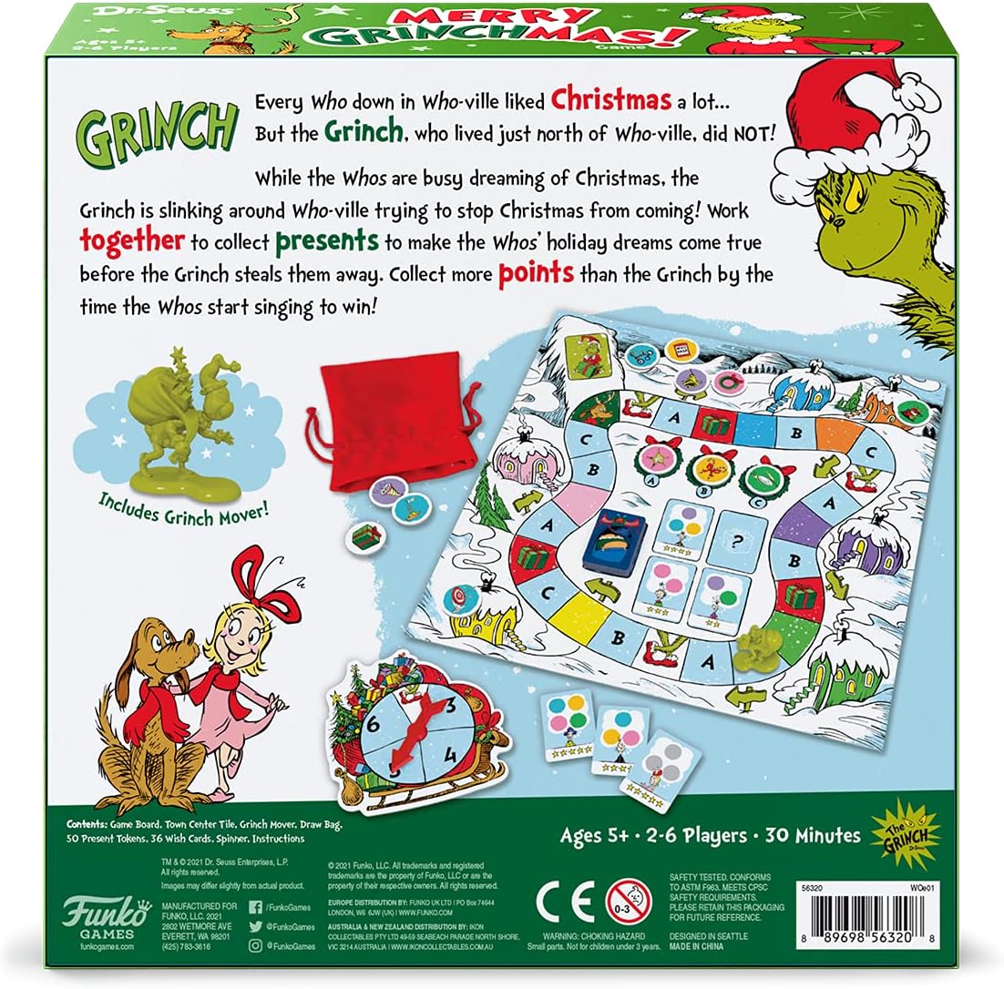 Funko 56320 Signature Games: The Grinch Who Stole Christmas Game, Multicolor, Medium - Image 3