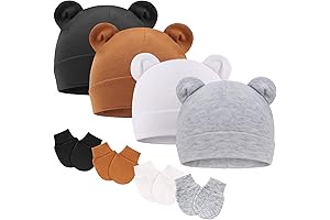BQUBO Newborn Baby Hats and Mittens Set: Comfort and Warmth for Your Precious Little One