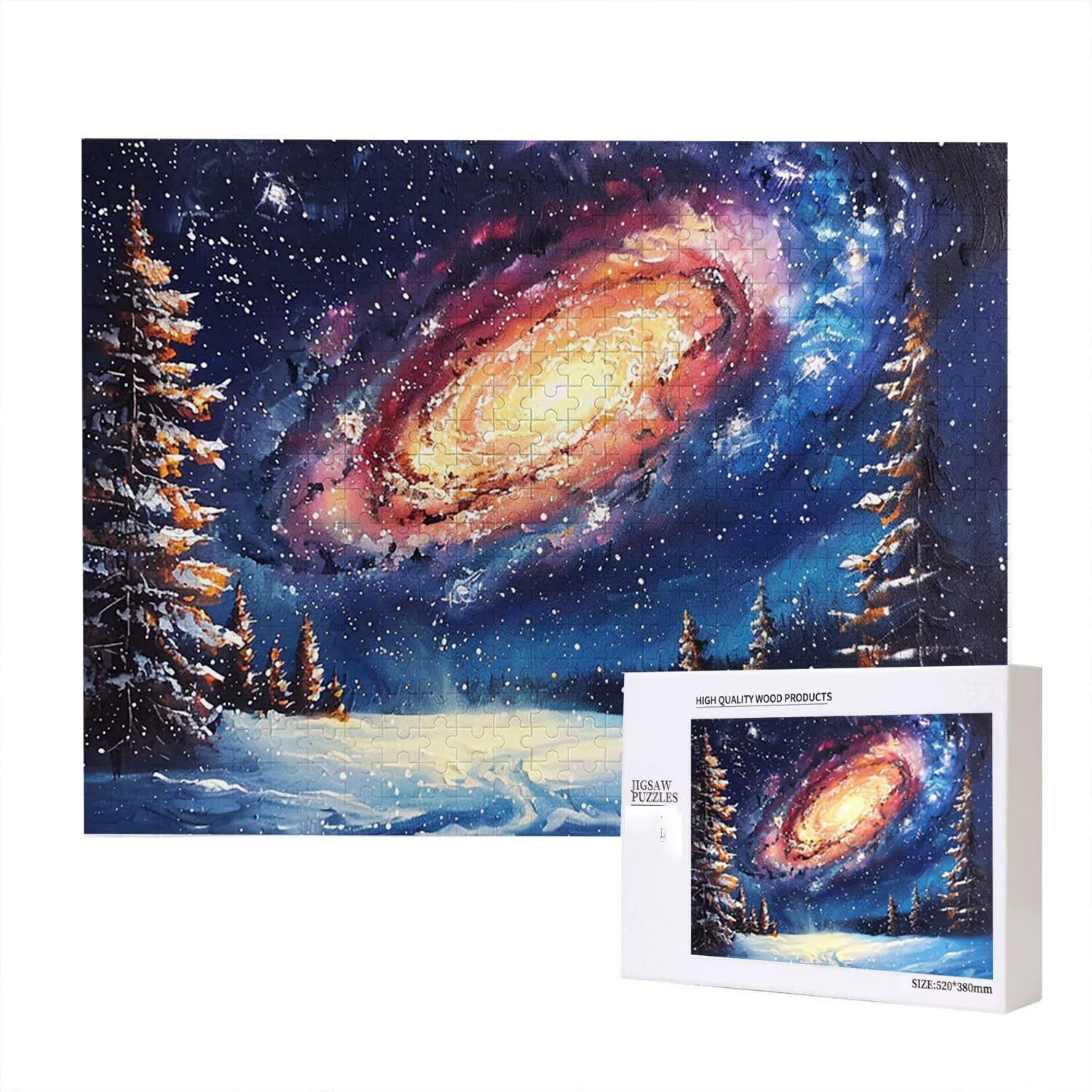 Jigsaw Puzzle, 2000 Pezzi Puzzle Classici, Pittura Puzzle Rilassamento Intelligence, Mpossibile Difficile Puzzle Impegnativo per Adulti Puzzle Gioco Familiare, Regalo per Amore Amico Foresta fr0-848