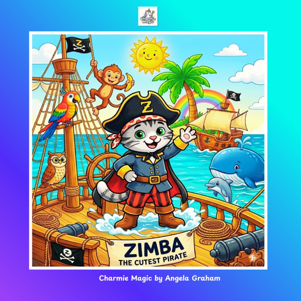 Zimba The Cutest Pirate: Fun Pirate Adventures to Color – Treasure, Ships & Ocean Action