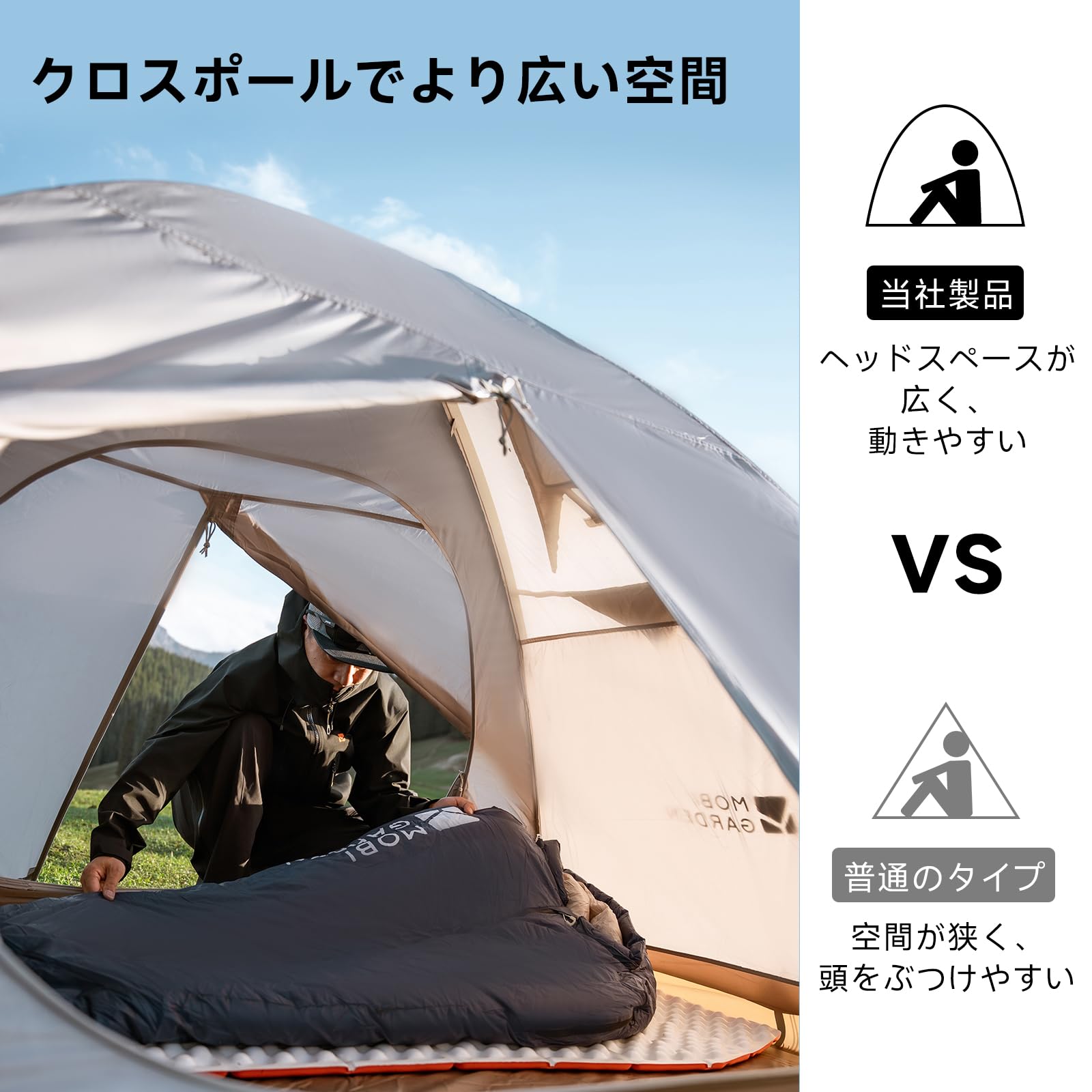 【2回使用】 MOBI GARDEN キャンプテント 1〜2人用 モビガーデン Amazon.co.jp: MOBI GARDEN テント キャンプテント 二重層 軽量